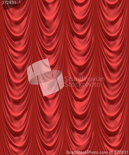 Image of the red curtain