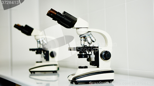 Image of Laboratory microscope lens