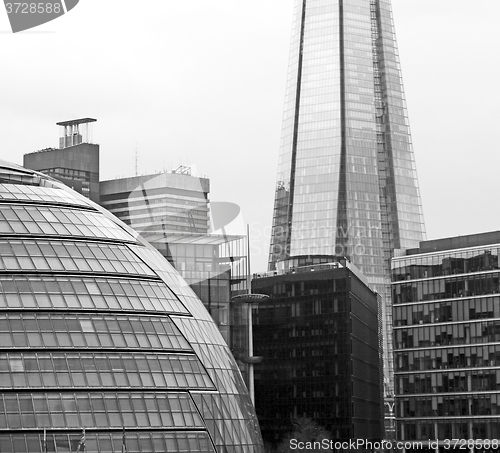 Image of new     building in london skyscraper      financial district an