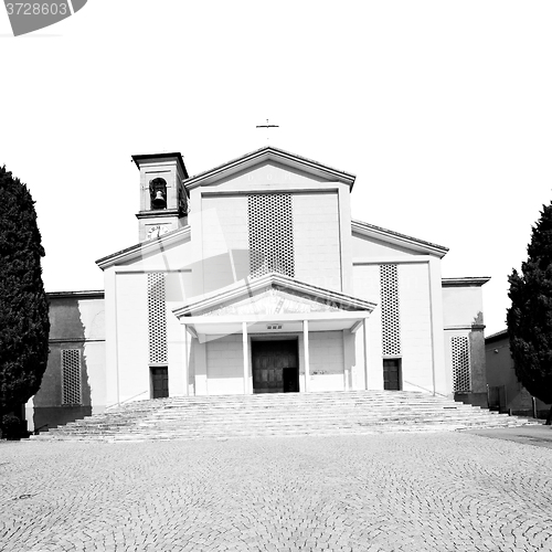 Image of medieval old architecture in italy europe milan religion       a