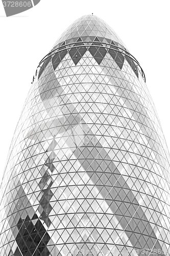 Image of new     building in london skyscraper      financial district an