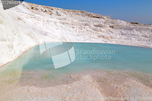 Image of calcium bath and travertine unique abstract in 