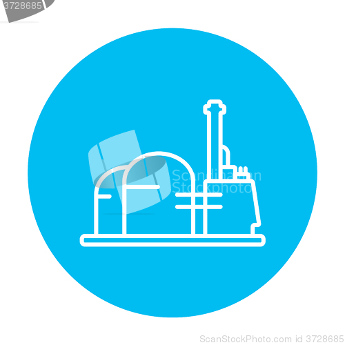 Image of Factory line icon.