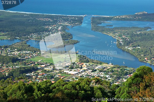 Image of looking down at laurieton