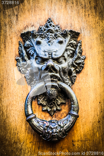 Image of Devil Head Door Knocker
