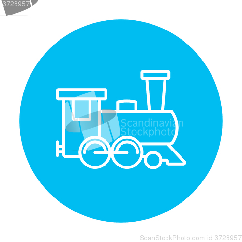 Image of Train line icon.