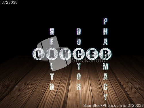 Image of Medicine concept: Cancer in Crossword Puzzle