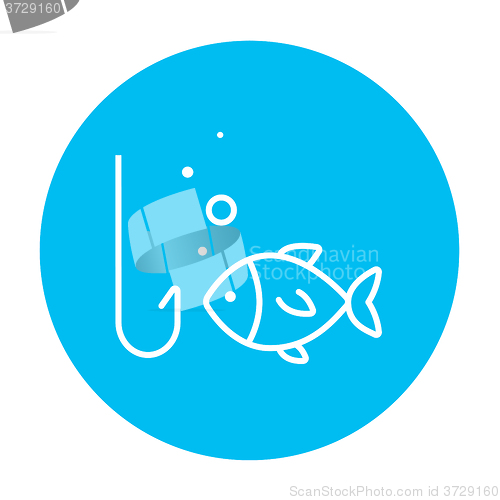 Image of Swimmer line icon.