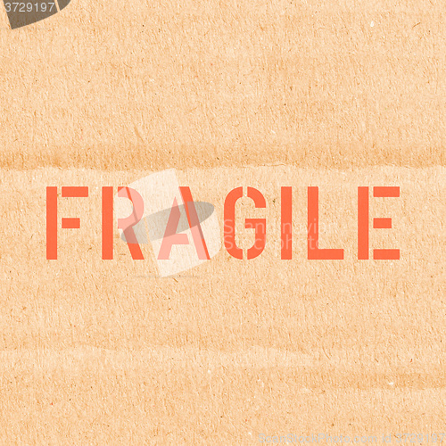 Image of  Fragile picture vintage