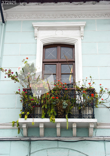 Image of window balcony quito ecuador