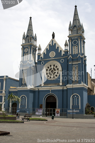 Image of iglesia recolecta on plaza franch lima peru