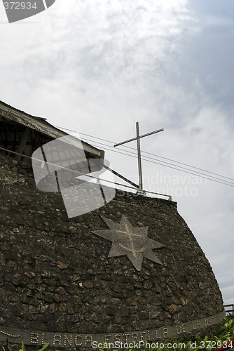 Image of white star of the sea church ecuador