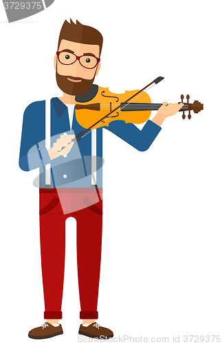 Image of Man playing violin.