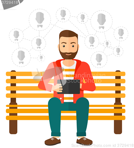 Image of Social media network.