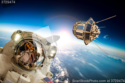 Image of Astronaut in outer space