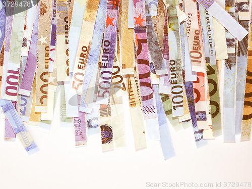 Image of  Euro note vintage