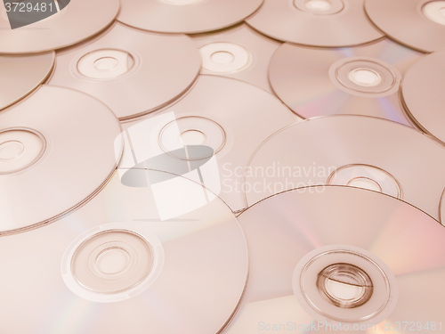 Image of  CD DVD DB Bluray disc vintage