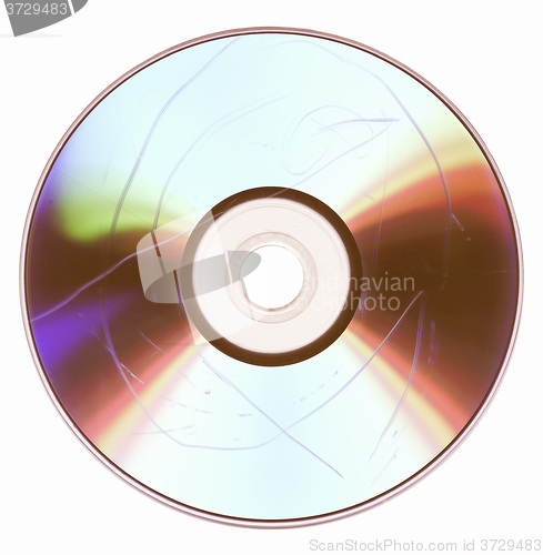 Image of  Dust and scratches on CD DVD vintage