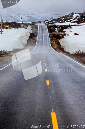 Image of Mountain road in Norway.