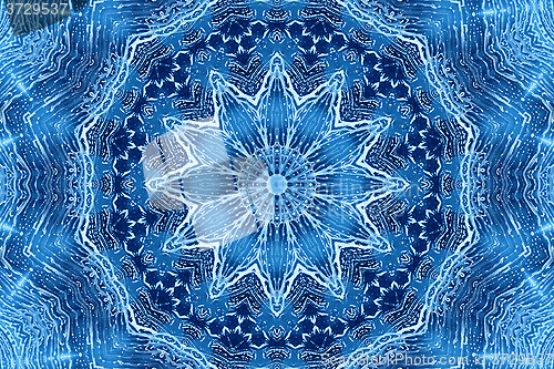Image of Blue foam pattern