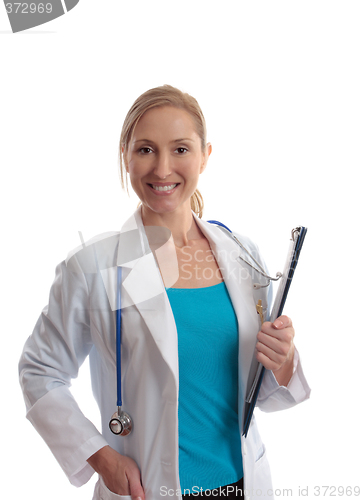 Image of Smiling healthcare worker