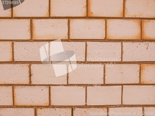 Image of Retro looking White bricks