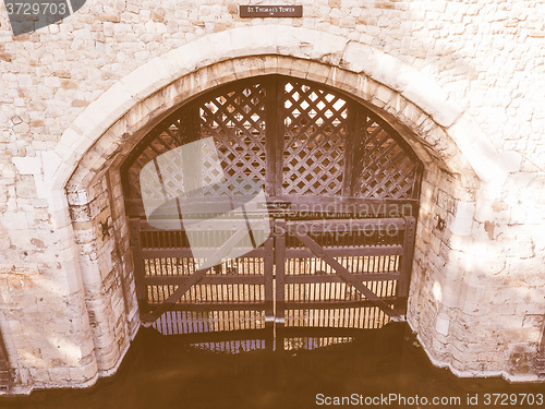 Image of Retro looking Tower of London