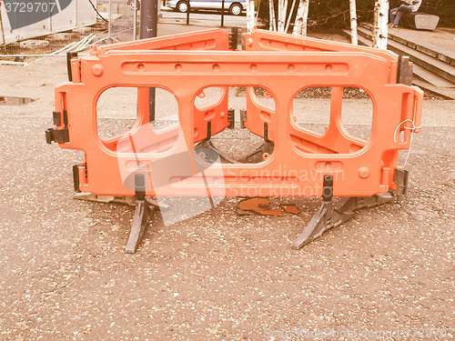 Image of  Street barrier vintage