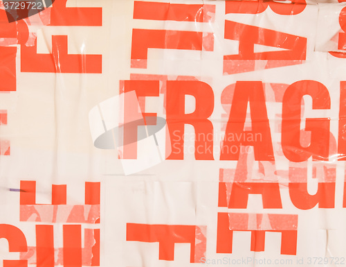 Image of  Fragile packet parcel vintage