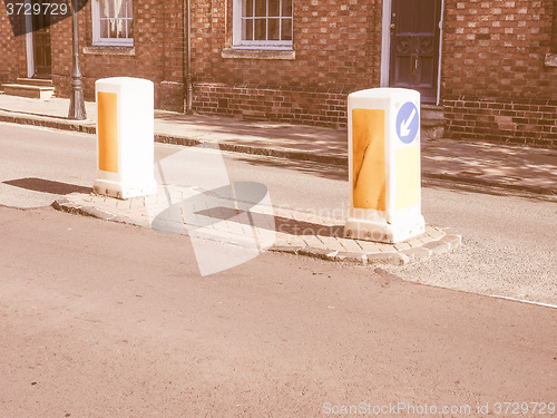 Image of  Traffic bollard vintage