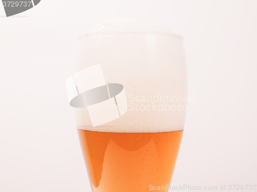 Image of Retro looking Weizen beer