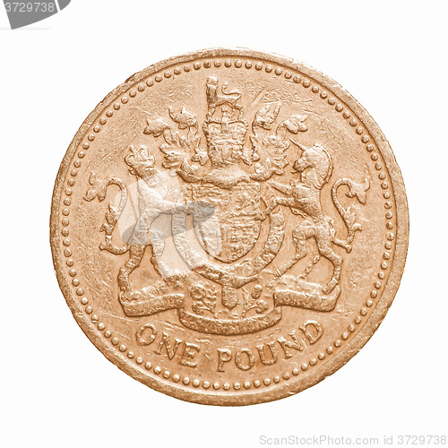 Image of  One Pound coin vintage