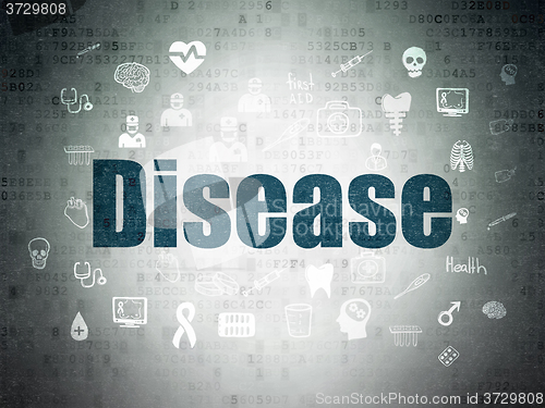 Image of Healthcare concept: Disease on Digital Paper background