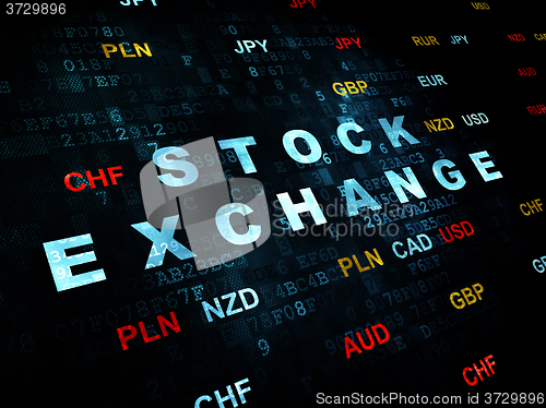 Image of Business concept: Stock Exchange on Digital background