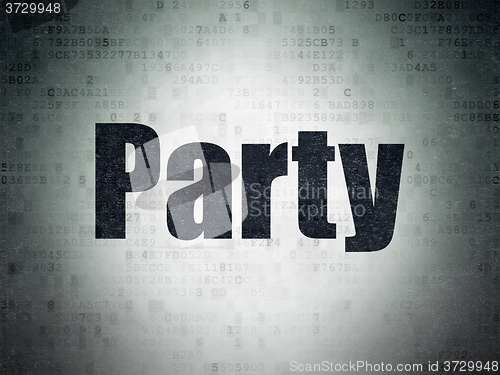 Image of Entertainment, concept: Party on Digital Paper background