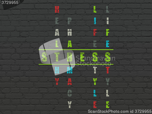 Image of Healthcare concept: Stress in Crossword Puzzle