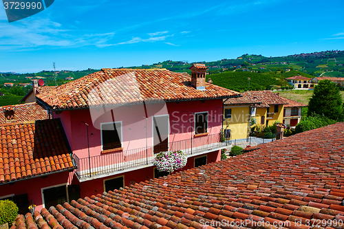 Image of View of the traditional Italian village