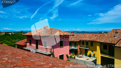 Image of View of the traditional Italian village