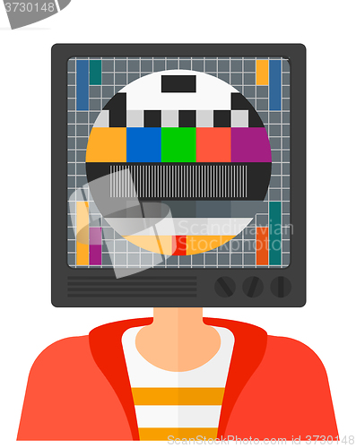 Image of Man with TV head.