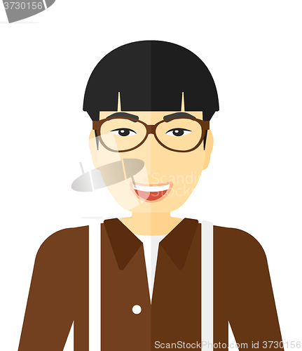 Image of Smiling happy man.