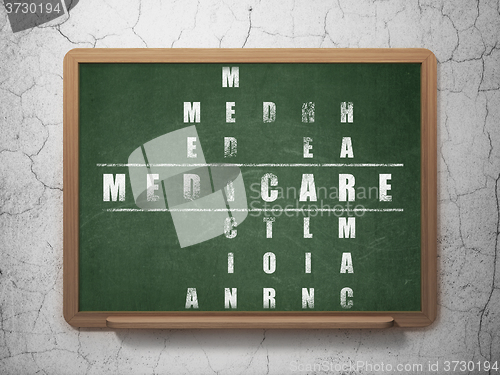Image of Healthcare concept: Medicare in Crossword Puzzle