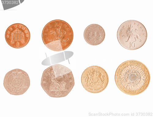 Image of  Pound coin series vintage