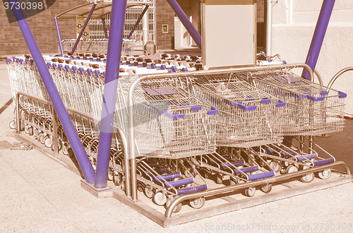 Image of  Shopping carts vintage