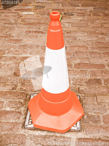 Image of  Traffic cone vintage