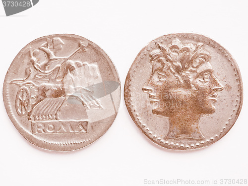 Image of  Old Roman coin vintage