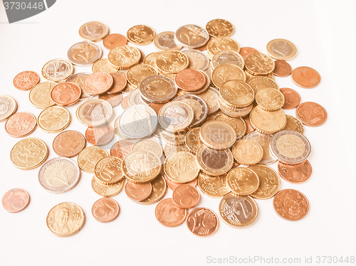 Image of  Euro coins vintage