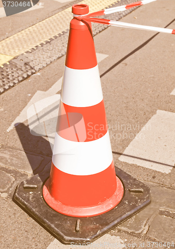 Image of  Traffic cone vintage