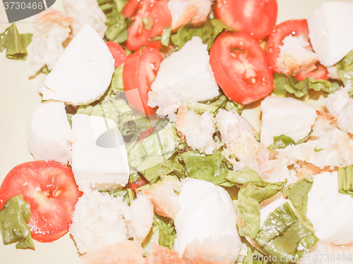 Image of Retro looking Tomato salad