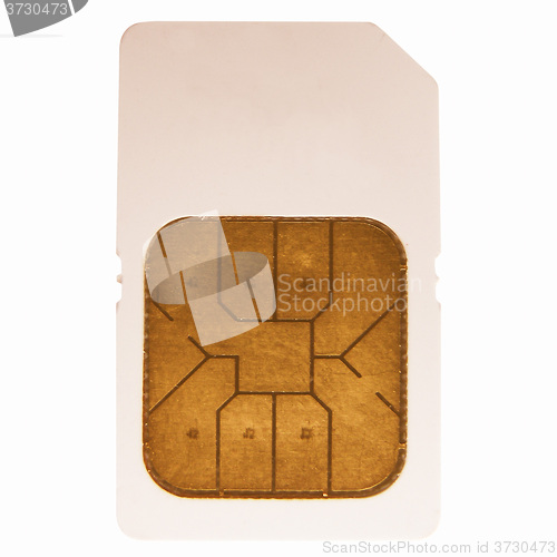 Image of  Sim card vintage