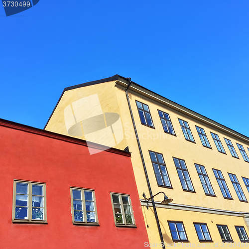 Image of Colorful buildings of Stockholm